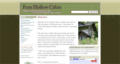 Desktop Screenshot of fernhollowcabin.com